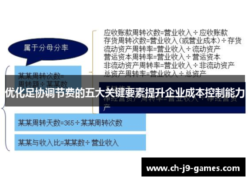 优化足协调节费的五大关键要素提升企业成本控制能力